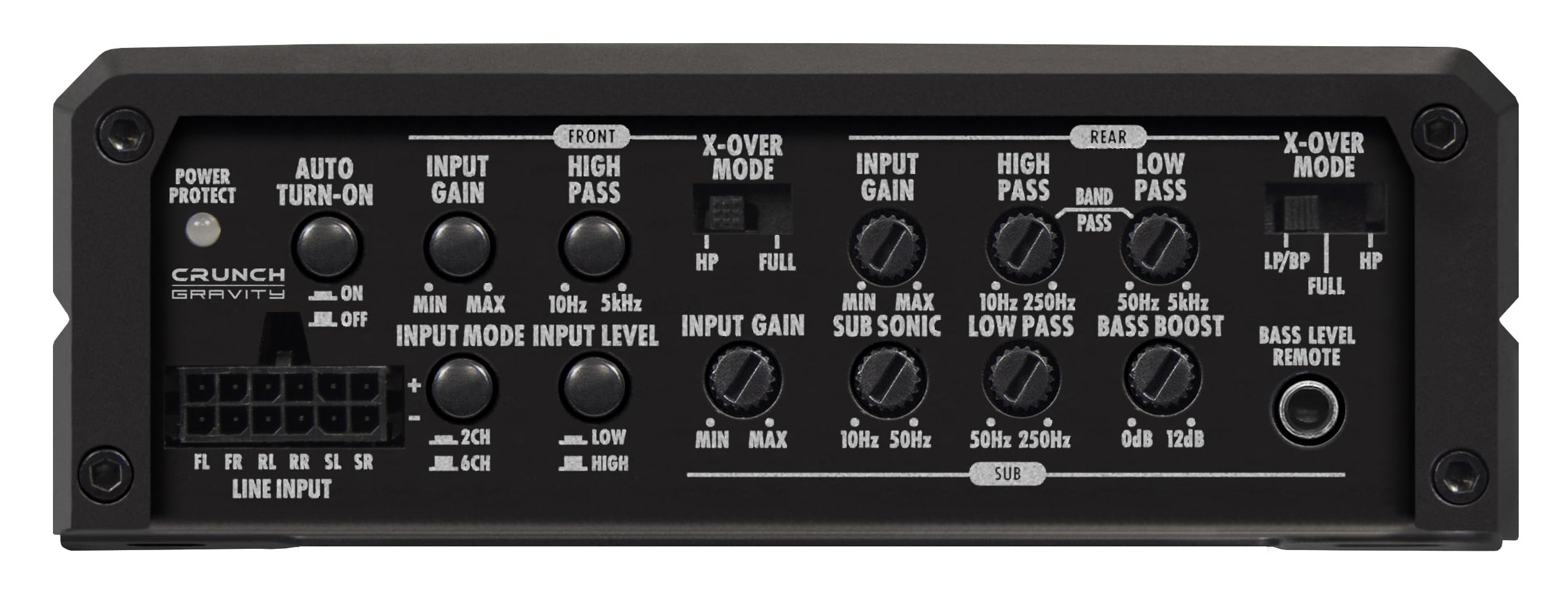 CRUNCH GTX2600.6D - Amplificatore digitale classe D a 6 canali con 2640 W max. | Gravity Mini AMPLIFIERS | CRUNCH Car Audio Unlimited