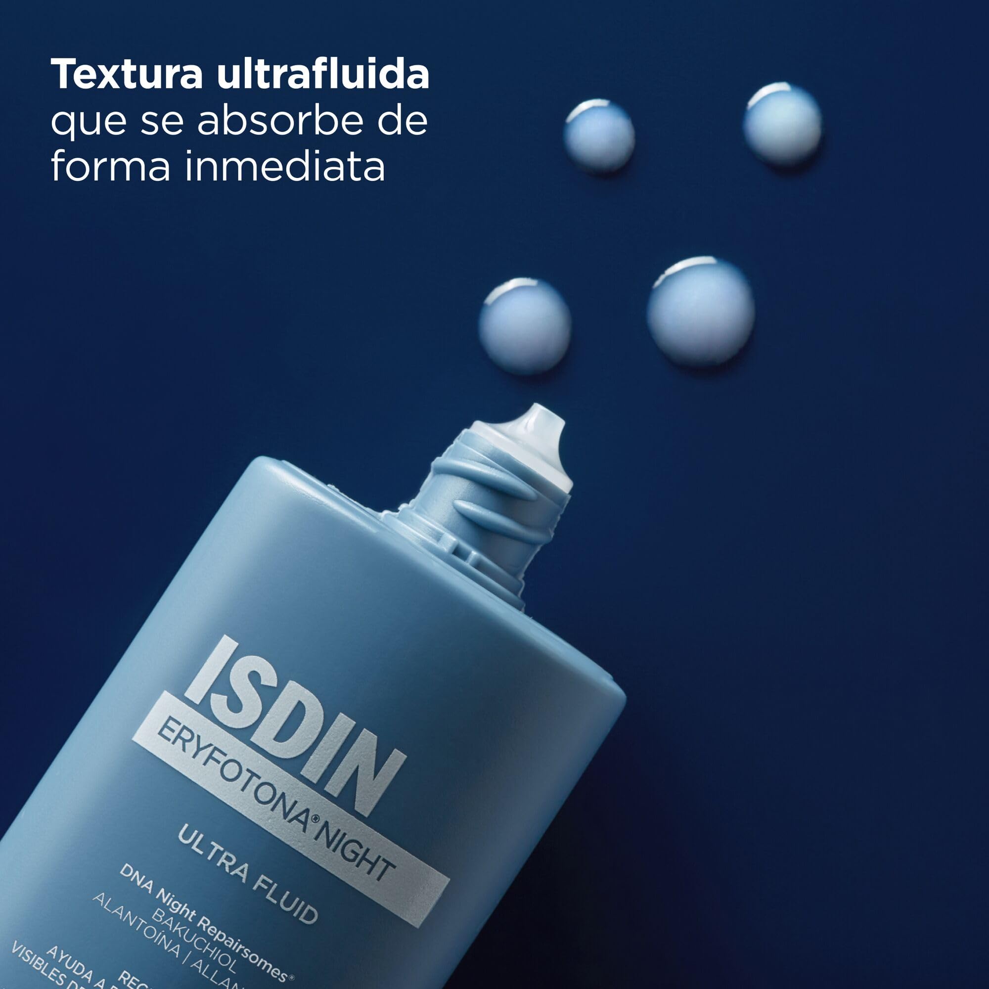 ISDIN Eryfotona Night, Serum Facial de noche, Repara y Previene el Daño Solar en la Piel y Promueve su Regeneración, Acción Antioxidante, 50 ml