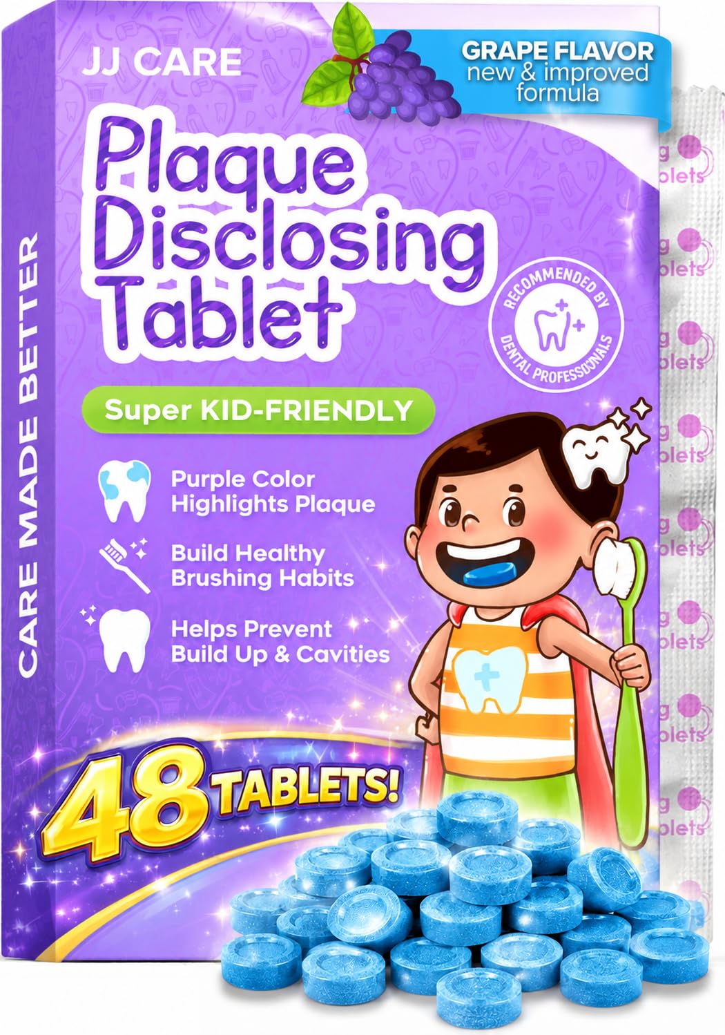 JJ CARE Disclosing Tablets - teeth whitening | Mubboo