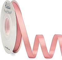 Vista 56 de Ribbli - Cinta de satén roja de doble cara, 1 pulgada x 25 yardas, cinta de tela para uso en ramo de lazos, envoltura de regalo de Navidad, arreglo