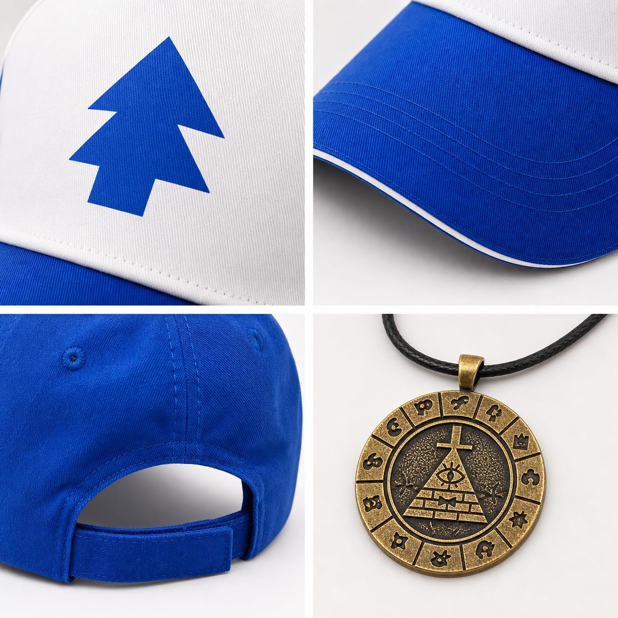 EIKOU Gravity Falls Dipper's Hat Blue Dipper Hat Baseball Cap