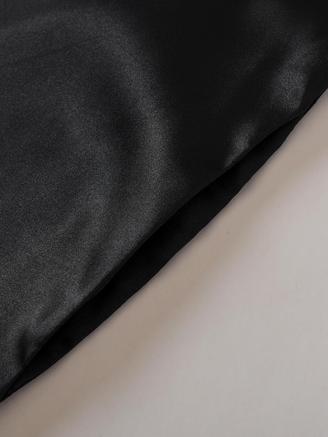 Latuza Women's Petite Silky Satin Robes Petite Length Kimono Bathrobe - Image 8