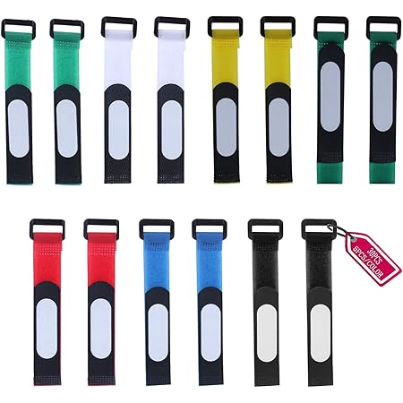 Kabelbinder 15,2 Cm – 250 Stück, Mehrfarbig, Beschriftbar, Nylon, Für Büro & Haushalt
