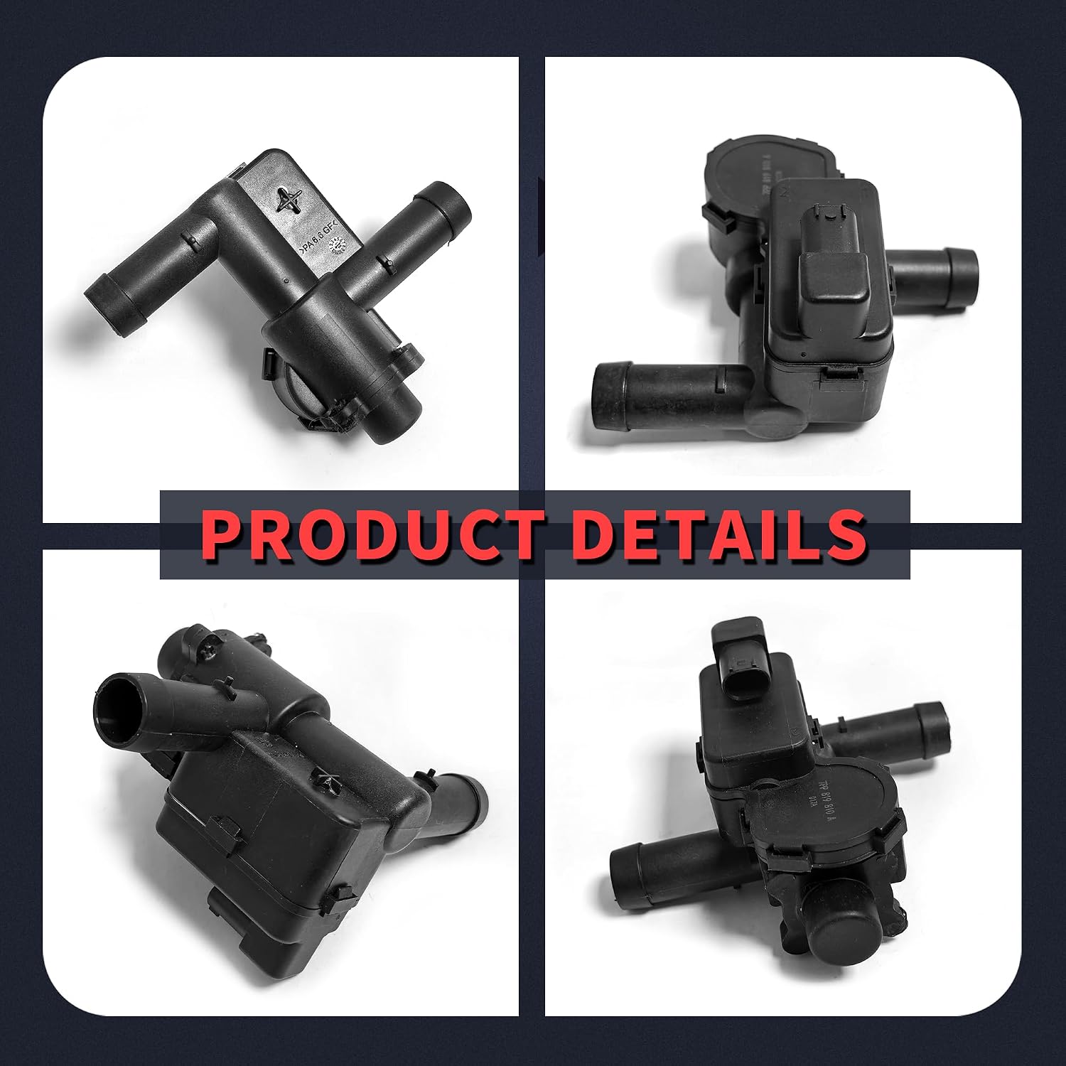 7PP819810A HVAC Coolant Heater Control Valve Compatible With Porsche Cayenne Macan fit for VW Touareg 95857281000