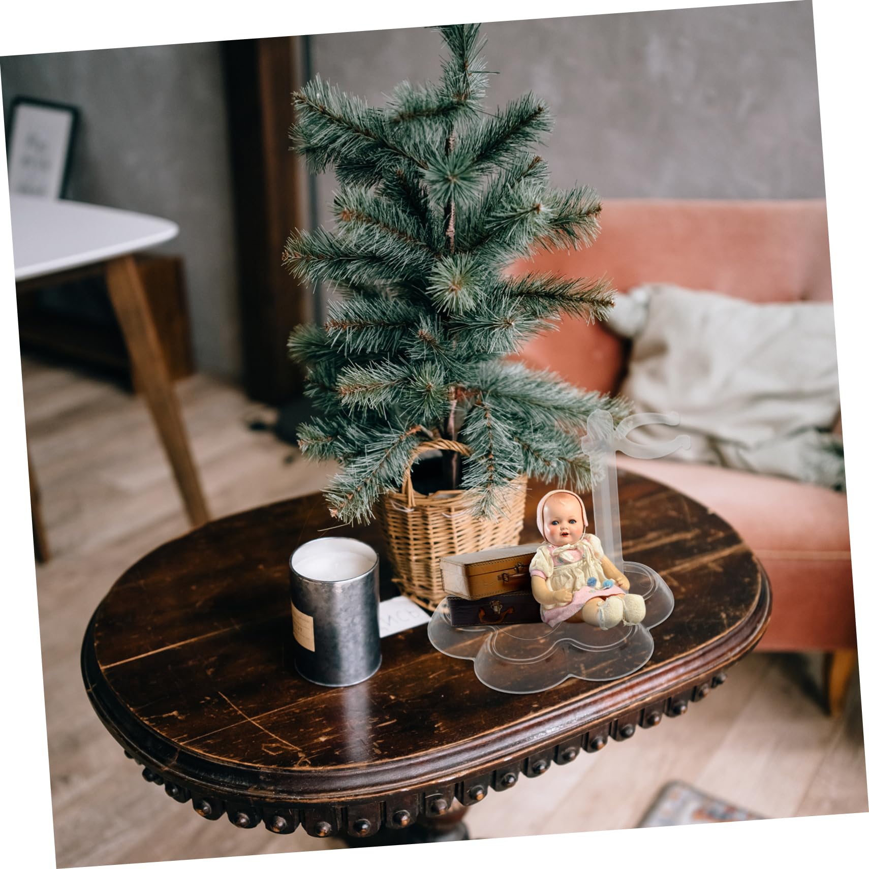 Hohopeti 10pcs Doll Rack Display Stand Toy Stand Feet Fitting Holder Plastic Doll Holder Safe for Boys and Girls