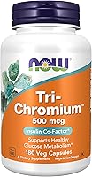 Vista 1 de NOW Foods - Tri-Cromo 500 mcg. - 180 Cápsulas Vegetarianas