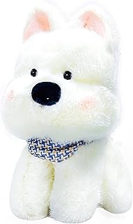 10.6 inch White Dog Stuffed Animal Puppy Plush Toys for Kids, Cute Dog Plushies Pillow, Cuddling and Playing, Puppy Stuffed Animals Plush Toy, Party Favors, Decorations