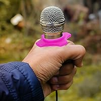 Vista 8 de Accesorios de micrófono de mano de goma Anillo de protección contra rodillos Anti-balanceo Protector de micrófono a prueba de golpes para KTV