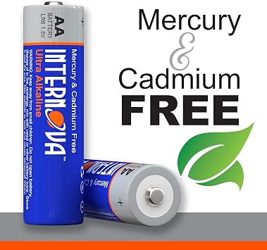 INTERNOVA AA Batteries 24 Pack+ High Performance Alkaline LR6 1.5V Cells - Easy to Open, Long-Lasting Power for Game Controllers, Flashlights & Cameras - Mercury & Cadmium Free, 10-Year Shelf Life