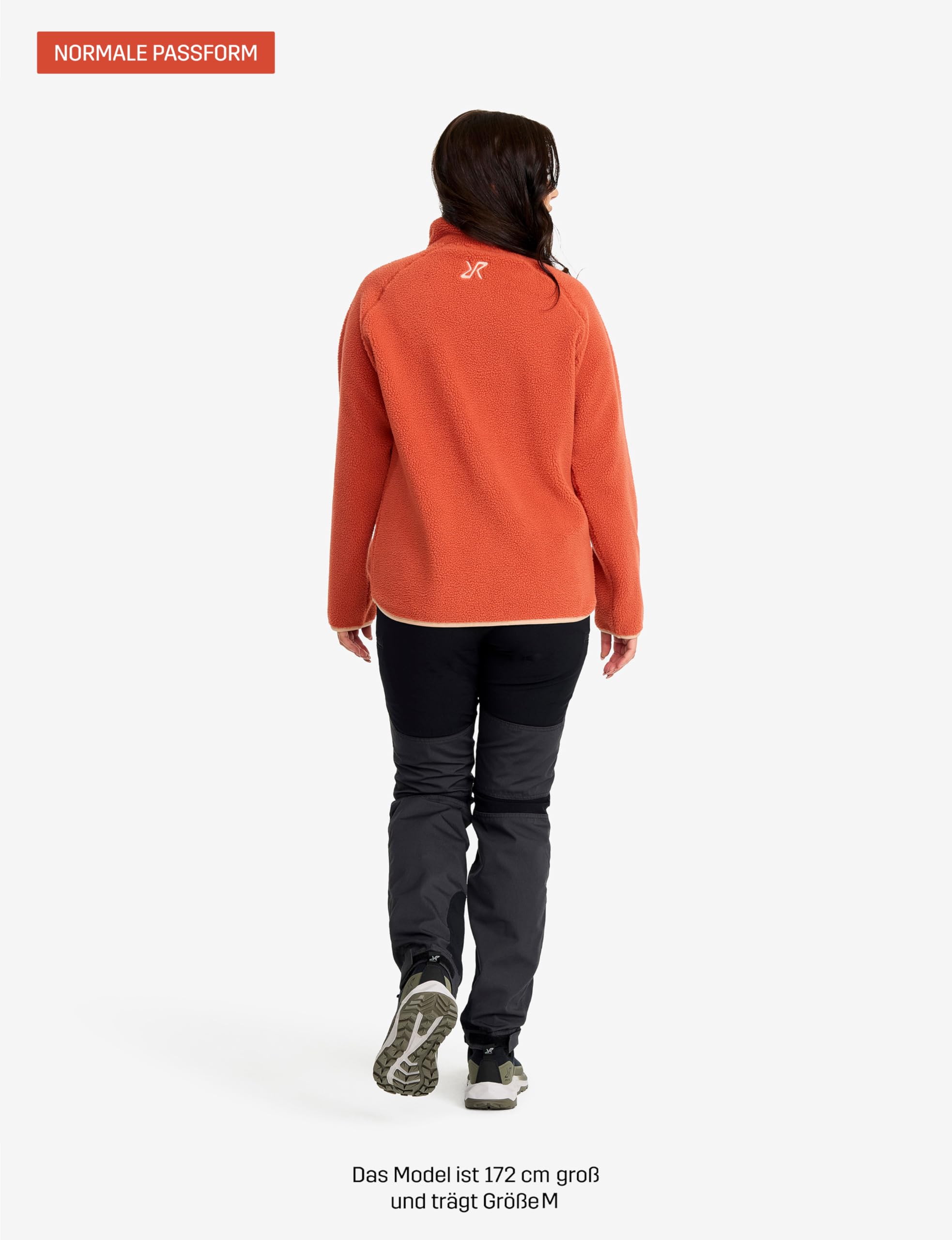 RevolutionRace Canyon Full-Zip Pile Fleece für Damen, Outdoor Fleecejacken perfekt für Wanderungen und Outdoor-Abenteuer