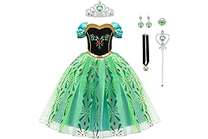 Girls Anna Princess Dress for Christmas and Birthday Parties