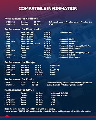 Vista 463 de KAX Espaciadores de rueda de 0.236 x 5.315 in, espaciadores de rueda centrados de 2 pulgadas y 6 lengüetas para F-15-0, Expedition, Mark LT, Negro