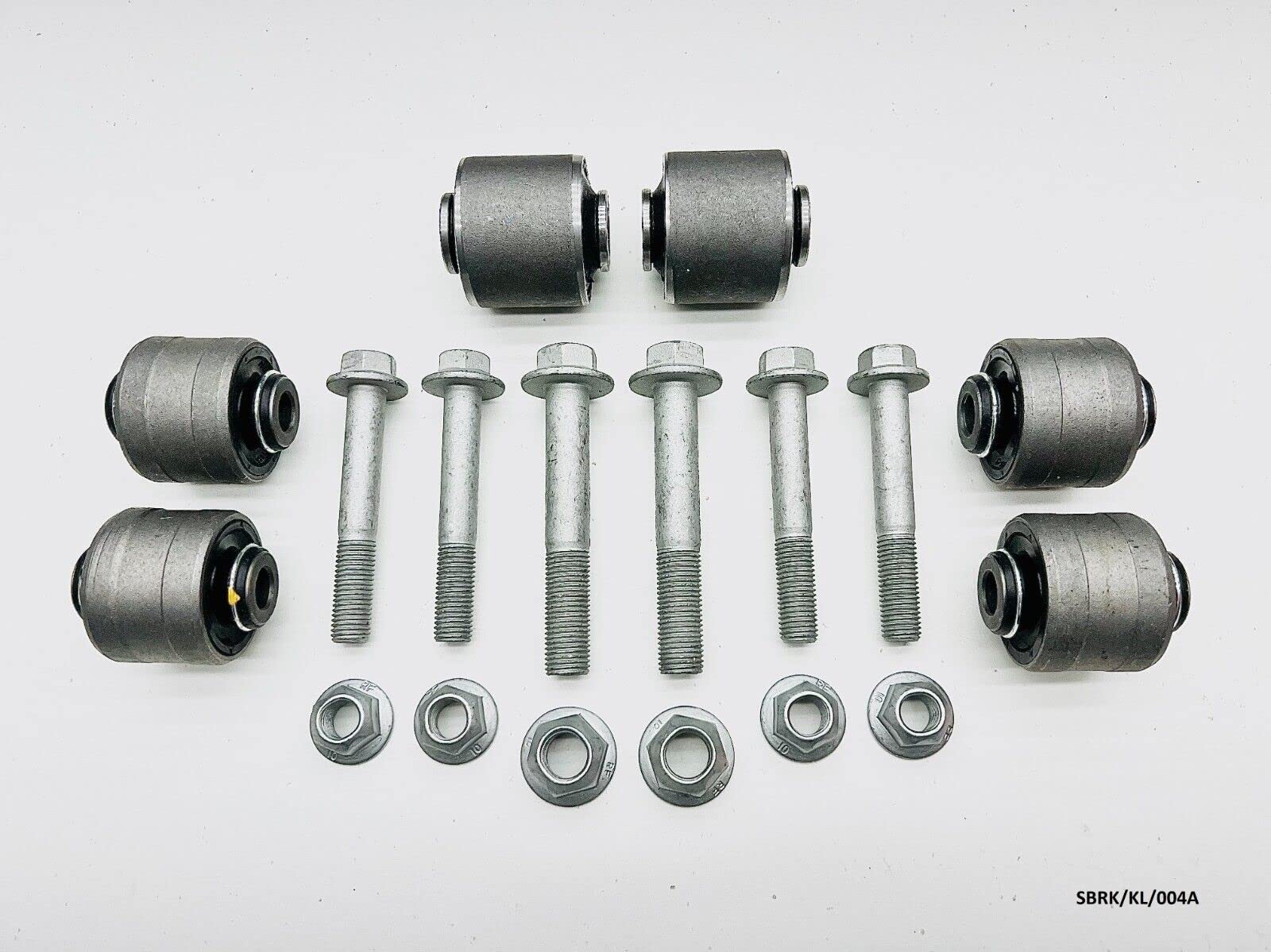 6 x kit boccole per snodo posteriore e bulloni compatibili con Jeep Cherokee KL 2014-2023 SBRK/KL/004A