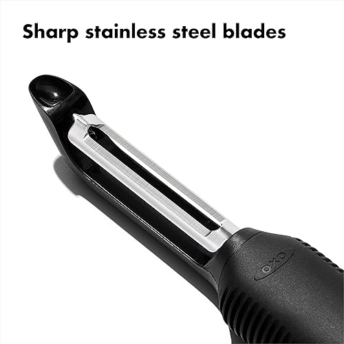 Miniatura 2 de Pelador de ajos OXO Good Grips Pelador giratorio Negro