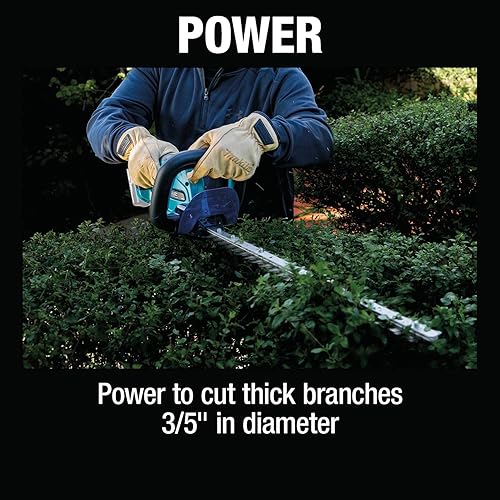 Miniatura 8 de Makita XHU10Z 18V LXT - Cortasetos inalámbrico de iones de litio de 24 pulgadas, solo herramienta