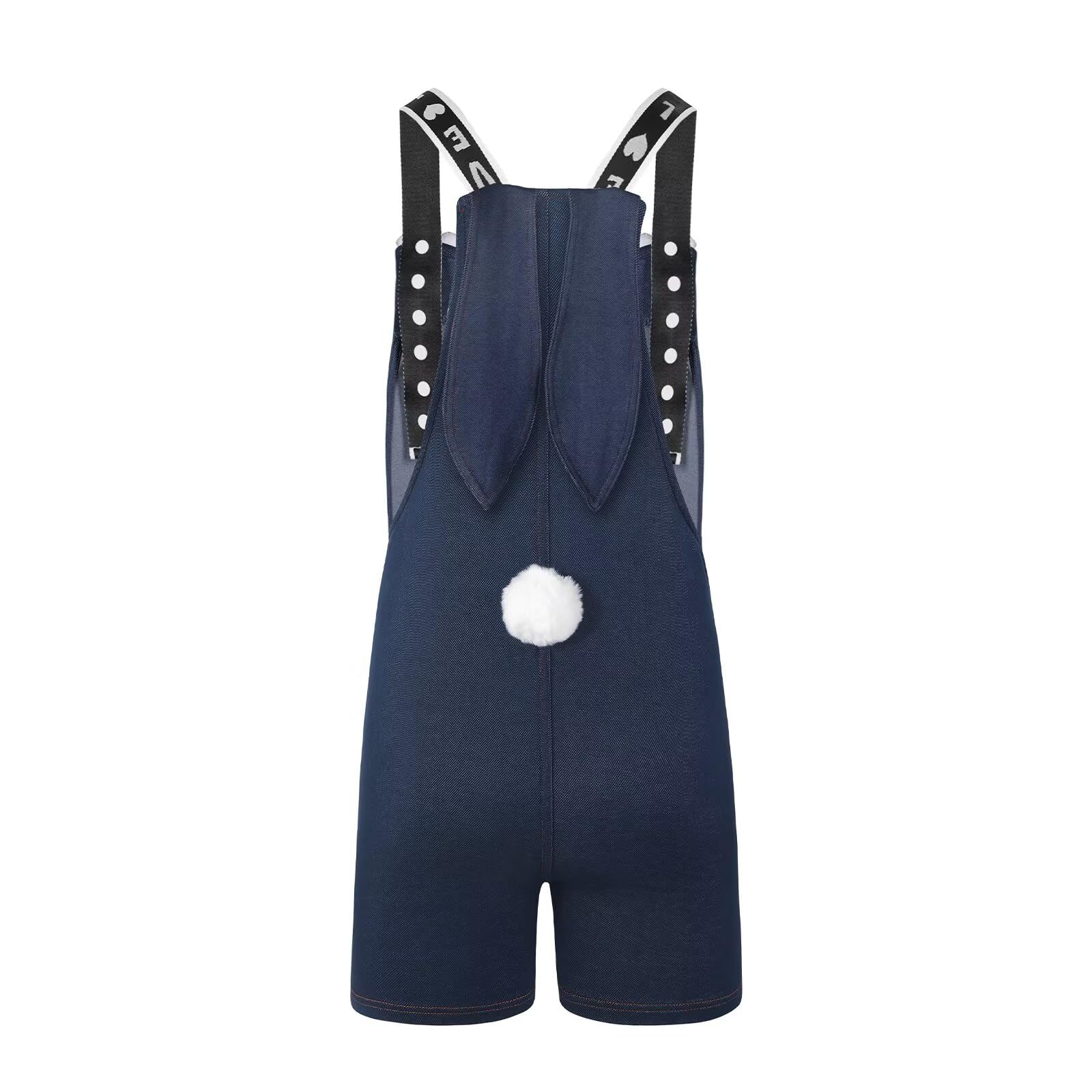 Landofgenie Overol de dormir con correa ajustable para hombres y mujeres, pijama suave de aspecto vaquero para adultos