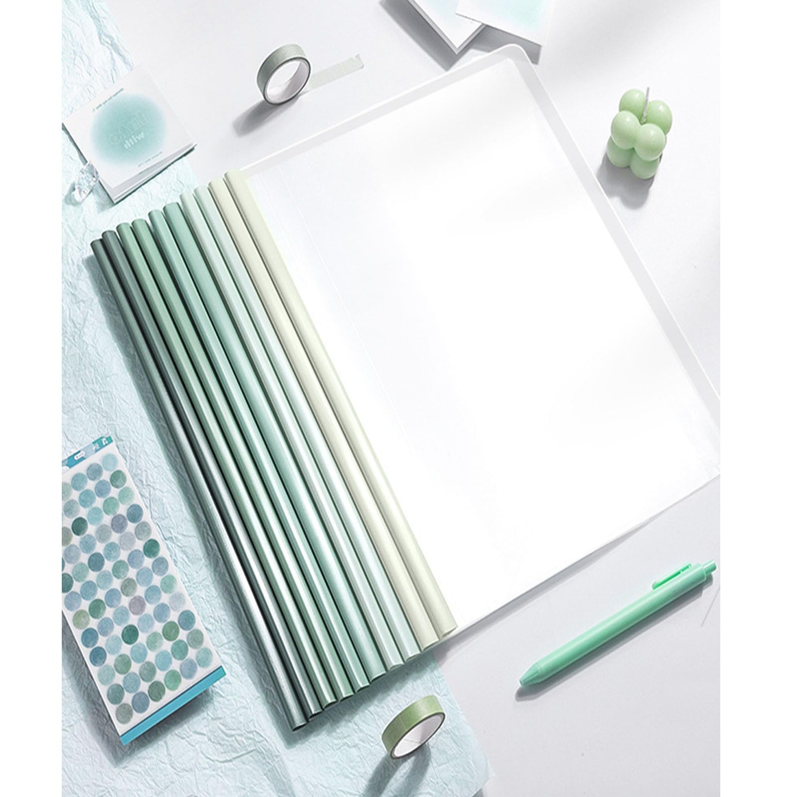 Trasparenti Copertine per Rilegatura A4 Plastica con Barra Scorrevole 10pcs