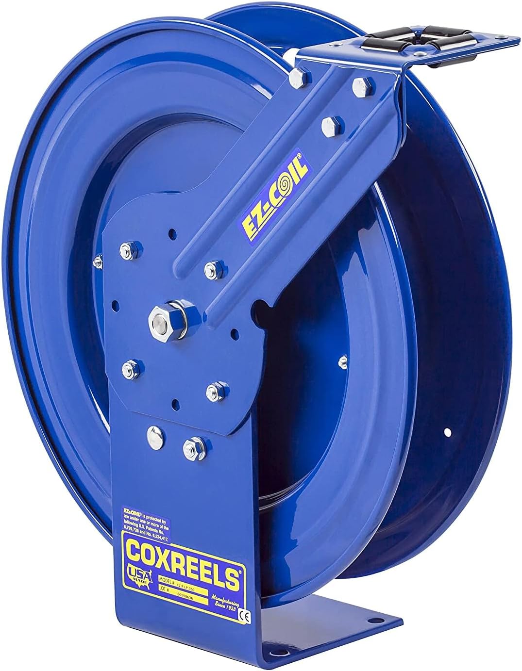 Coxreels Safety Series Spring Rewind Hose Reel - ⅜ Inches I.D - 50 Inch Capacity - 300 PSI