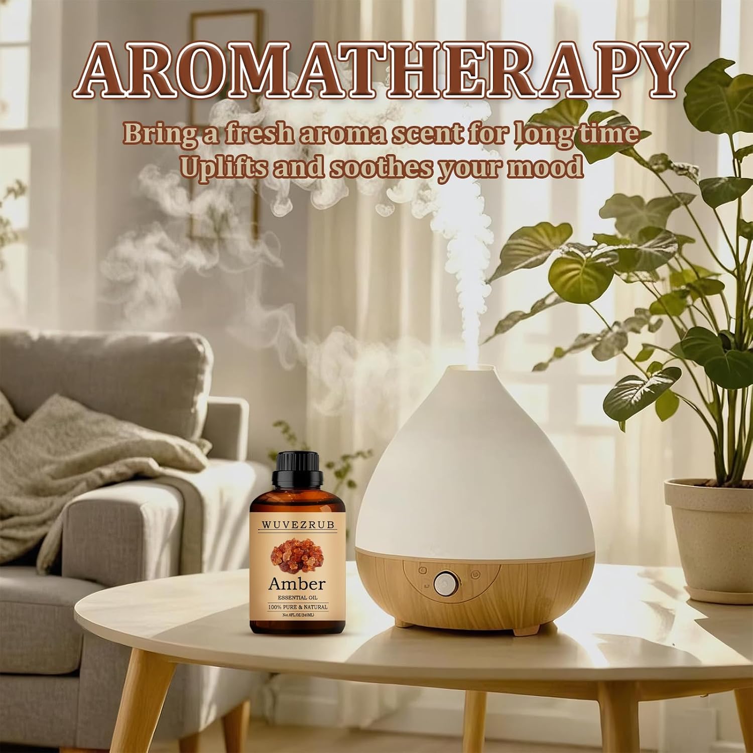 Amber Essential Oil for Diffuser & DIY -8 Fl Oz （240ML） image 3