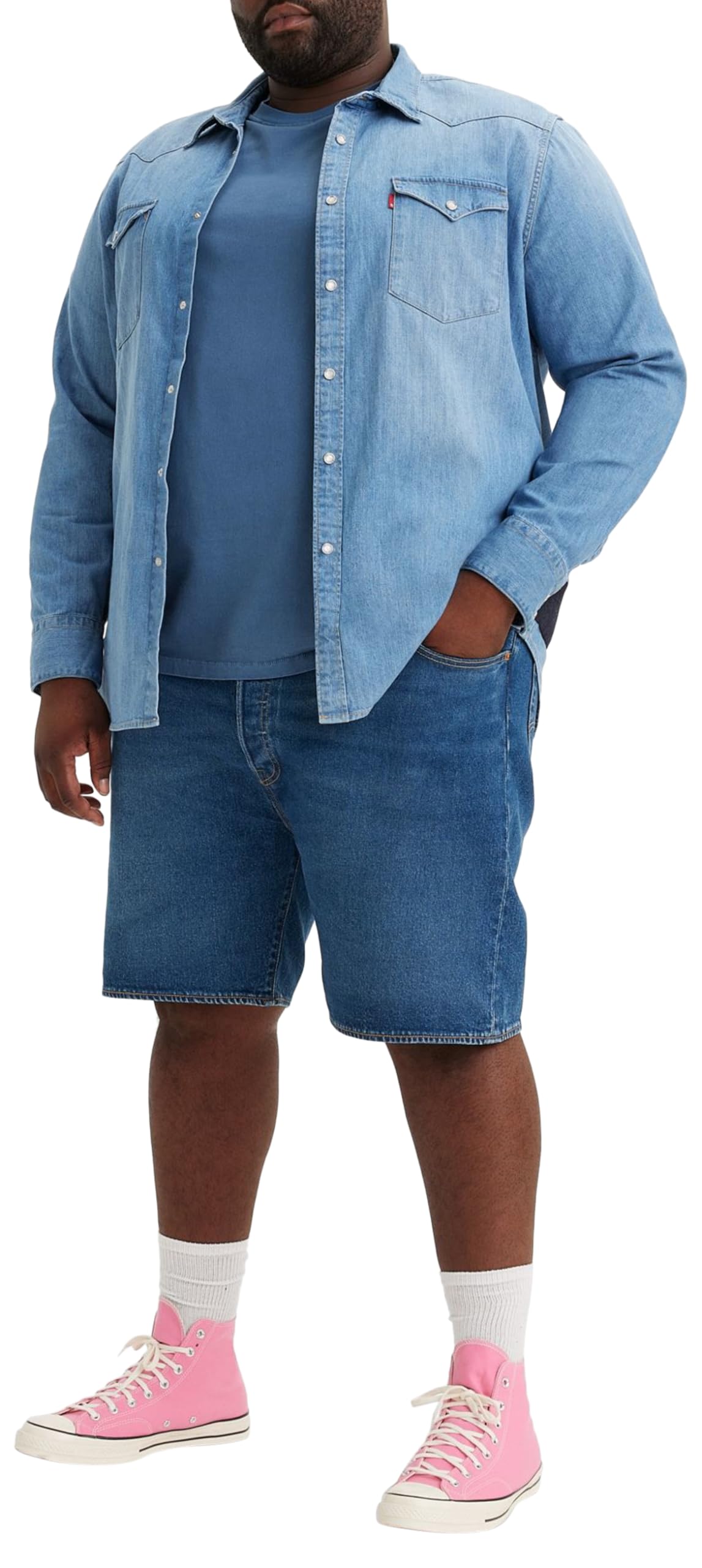 Levi's 501 Original Shorts Big & Tall Pantalones cortos vaqueros Hombre