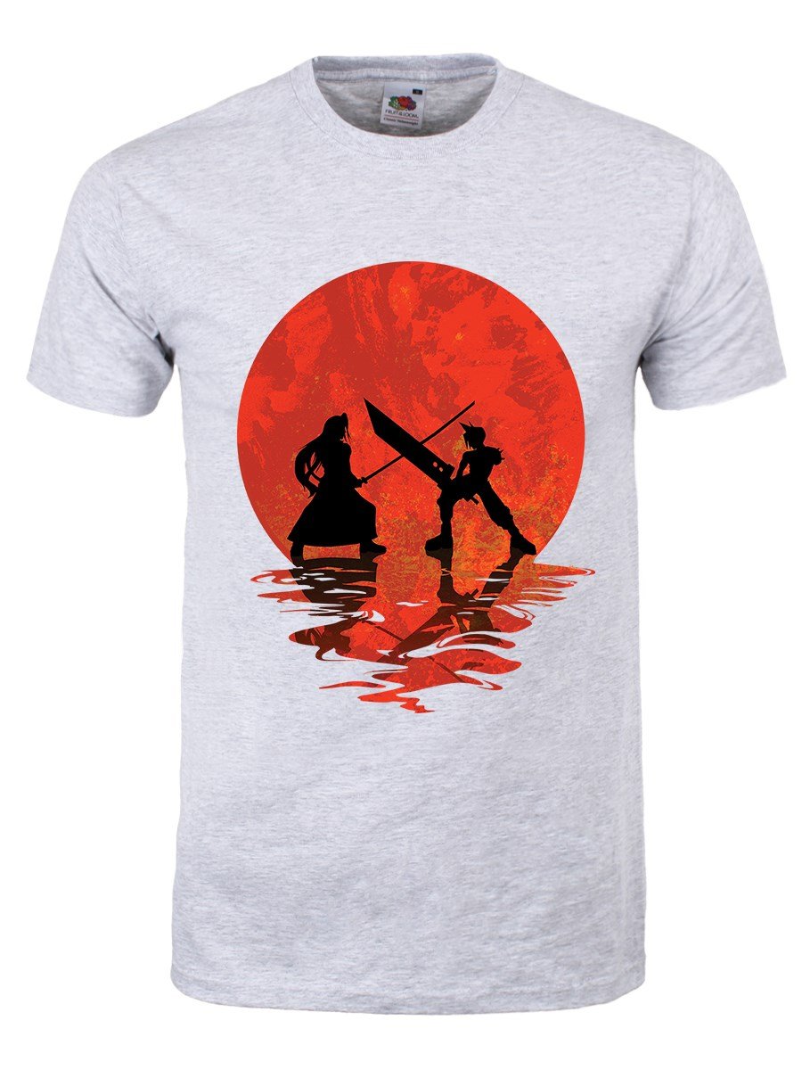 Grindstore Men's Grey Cloud Vs Sephiroth T-Shirt