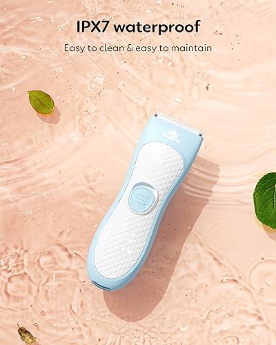 Miniatura 6 de KIDIRA Cortadora de pelo silenciosa para bebés para niños pequeños, cortapelos silenciosos para niños con autismo, kit de corte de pelo inalámbrico