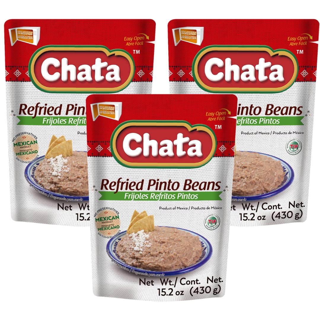 Mexican Refried Pinto Beans, Traditional Style, 15.2 oz (Pack of 3)