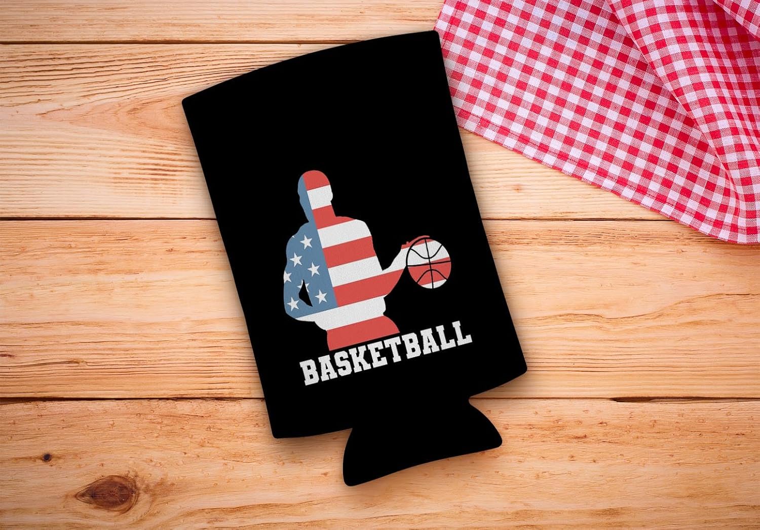 USA Summer Sporting Events Gifts USA Sports Basketball 12-Pack Ultra Slim Can Thermocoolers