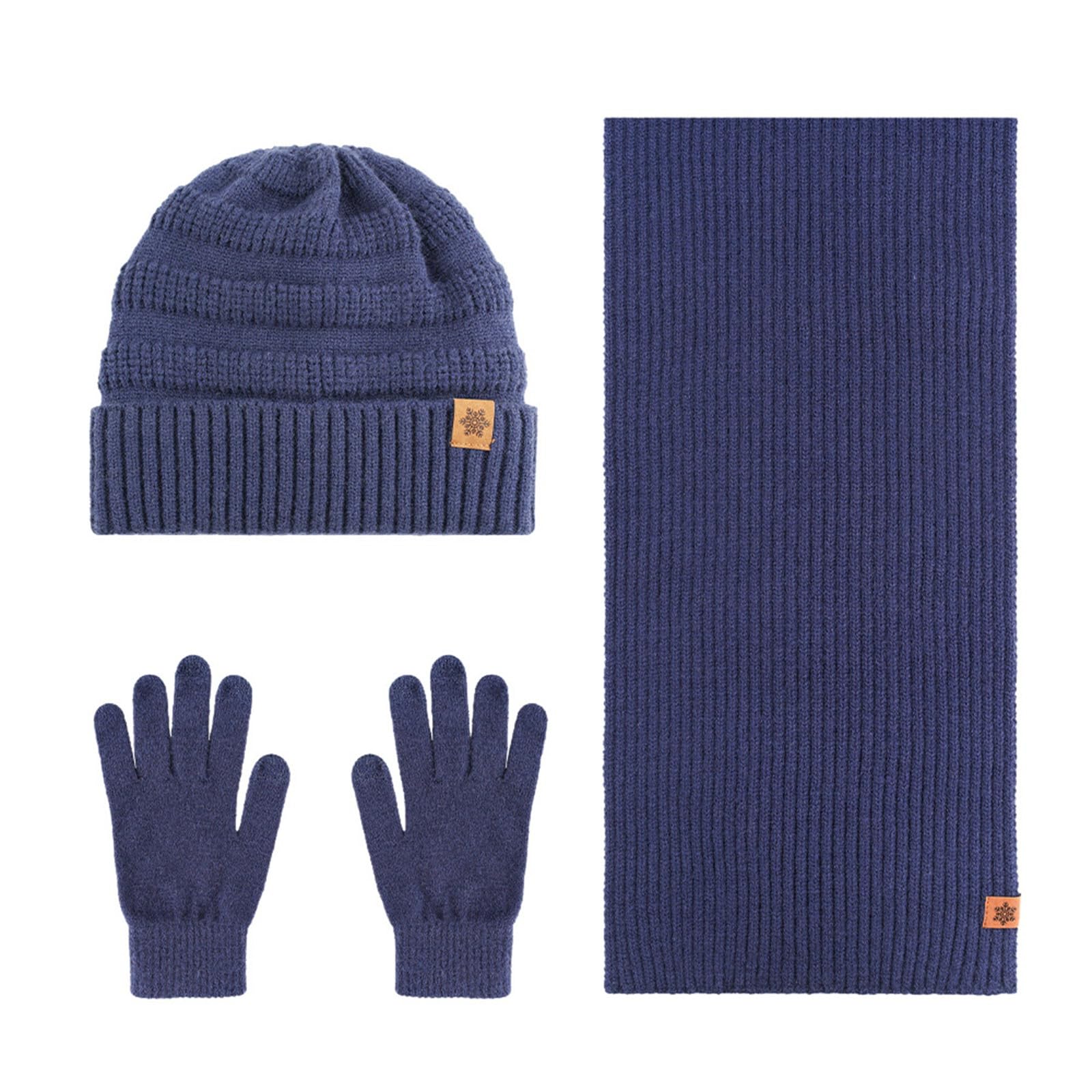 Ensemble bonnet coupe-vent écharpe chaude 2 en 1 isolant thermique - 5