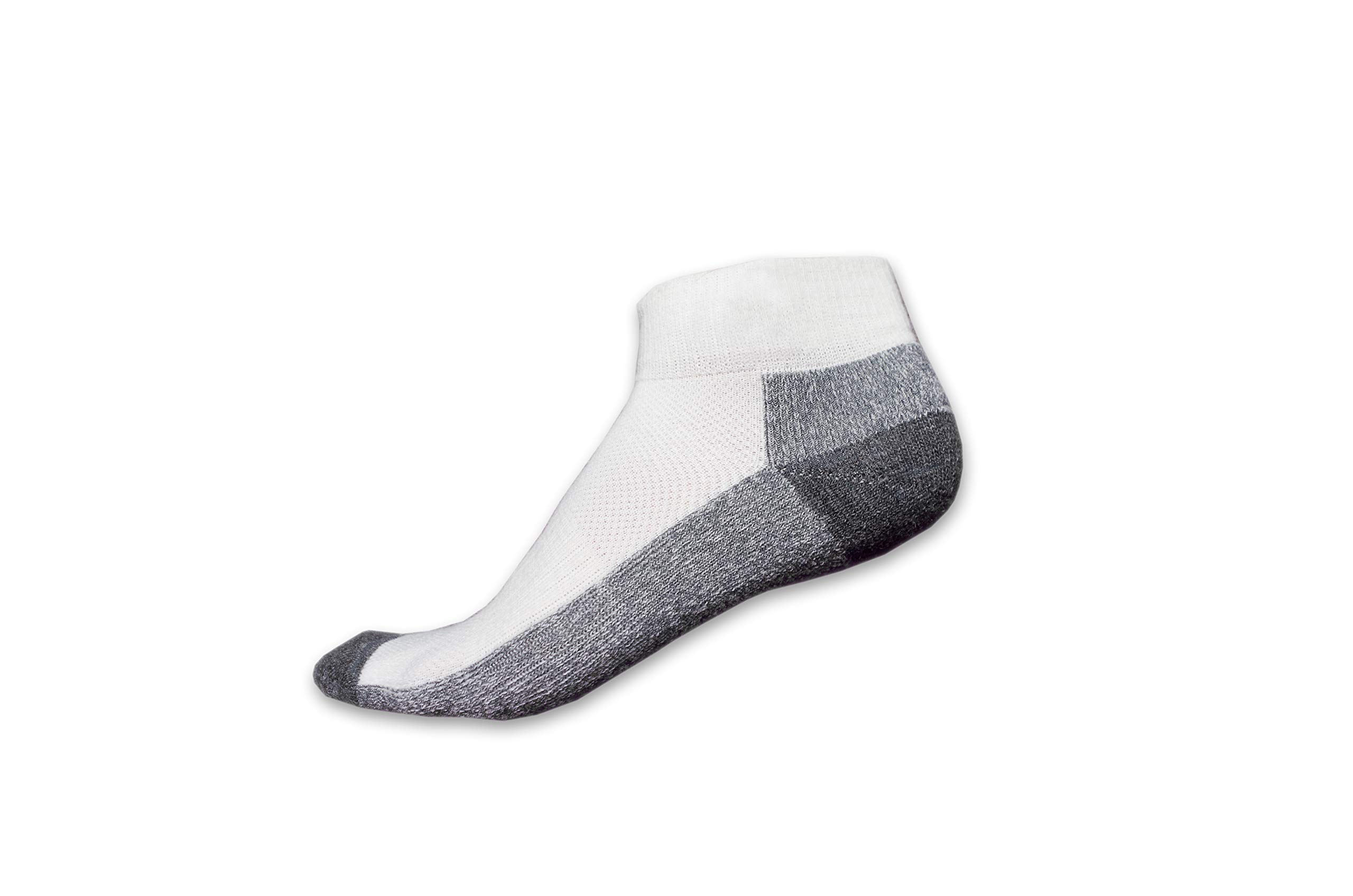 Posh Gear 3 Para Alpaka Sneakers Krótkie Skarpety Mężczyźni Kobiety, Biały, 44-46 EU