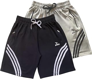 AP Trend Jone Boys Polyester Sports Nikkar Shorts – 4-Way Stretchable, Summer Casual wear Lightweight & Zipper Pockets Price In India