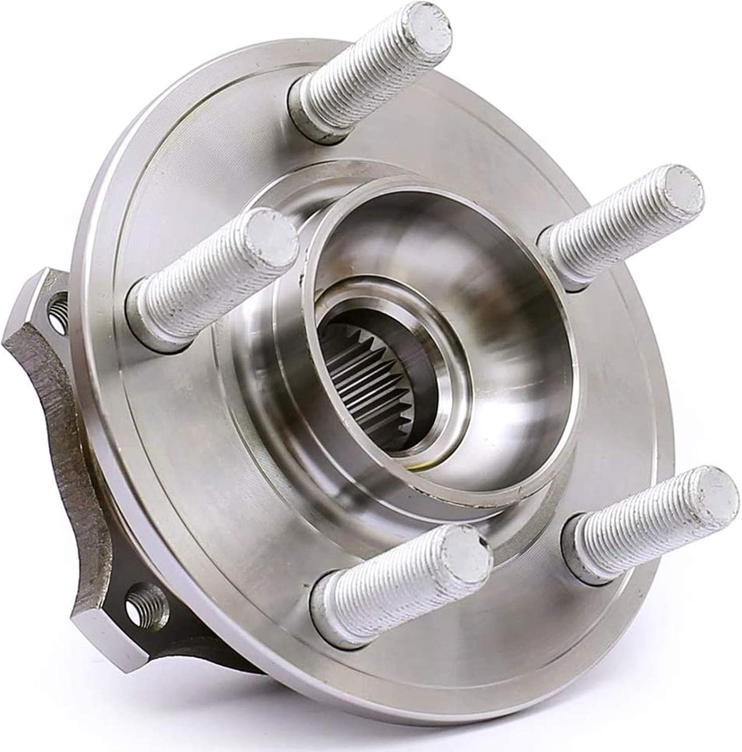 MotorbyMotor 513225 Front Wheel Bearing and Hub Assembly with 5 Lugs Fits for Dodge Charger Challenger Magnum, Chrysler 300 Low-Runout OE Directly Replacement Hub Bearing (AWD ONLY)