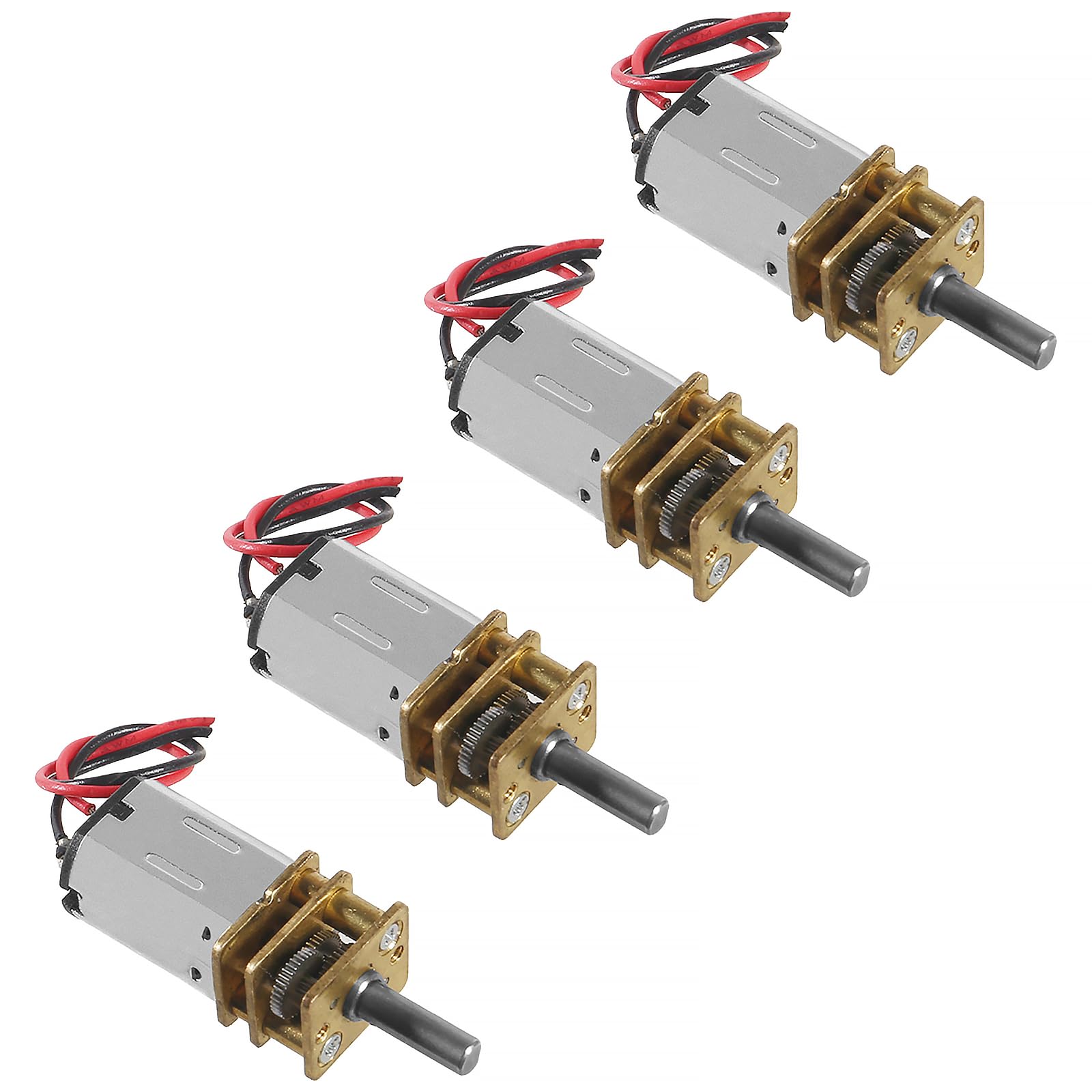 N20 Getriebemotor 12V DC - Micro Motor Mit Metallgetriebe 60U/min M4 Welle