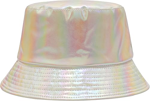 ZLYC Sombrero unisex de moda para pescadores de piel sintética impermeable