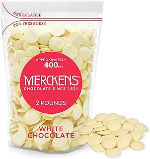 Merckens Chocolate Melting Wafers Bulk Bag Perfect For Easter, Saint Patrick's Day Celebration, for Dipping, Deserts, Baki...