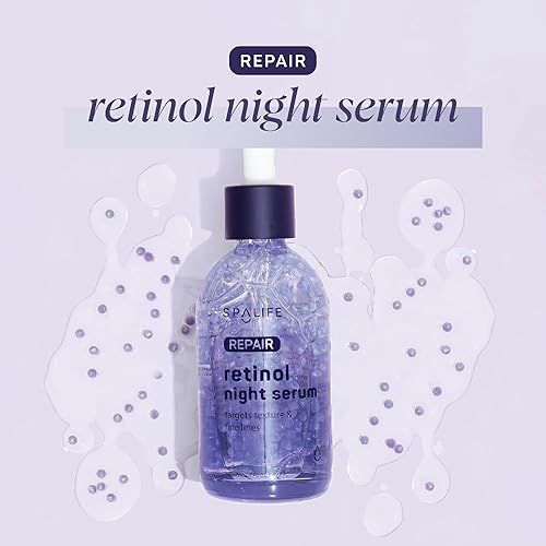 Miniatura 2 de Spa Life Suero Facial Suero Nocturno de Retinol REPAIR 100 ml (3.7 oz) Suavizante, Resurfacing, Exfoliación Suave - Se enfoca en líneas finas,