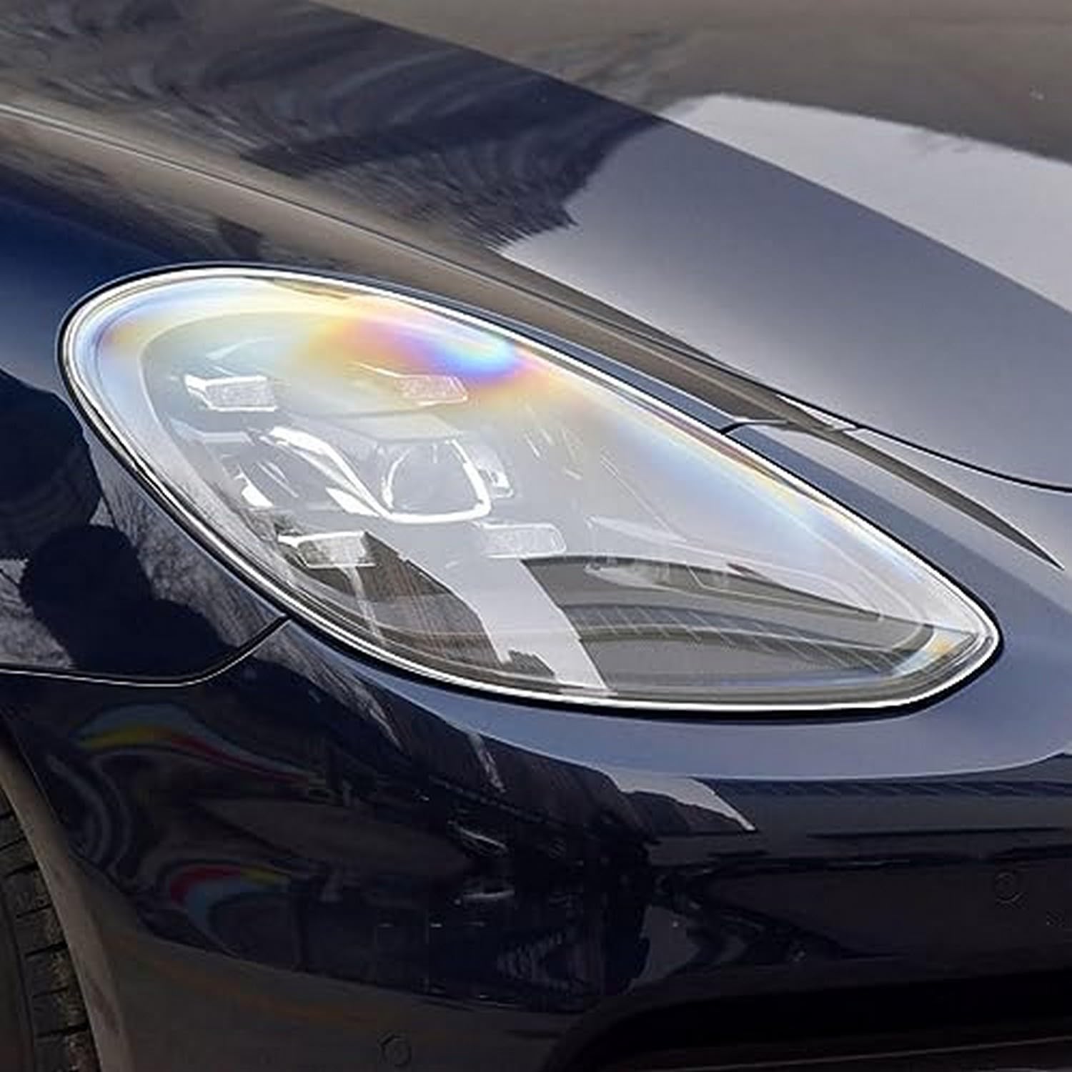 Film protection phare TPU pour éviter rayures Porsche Cayenne Macan Panamera