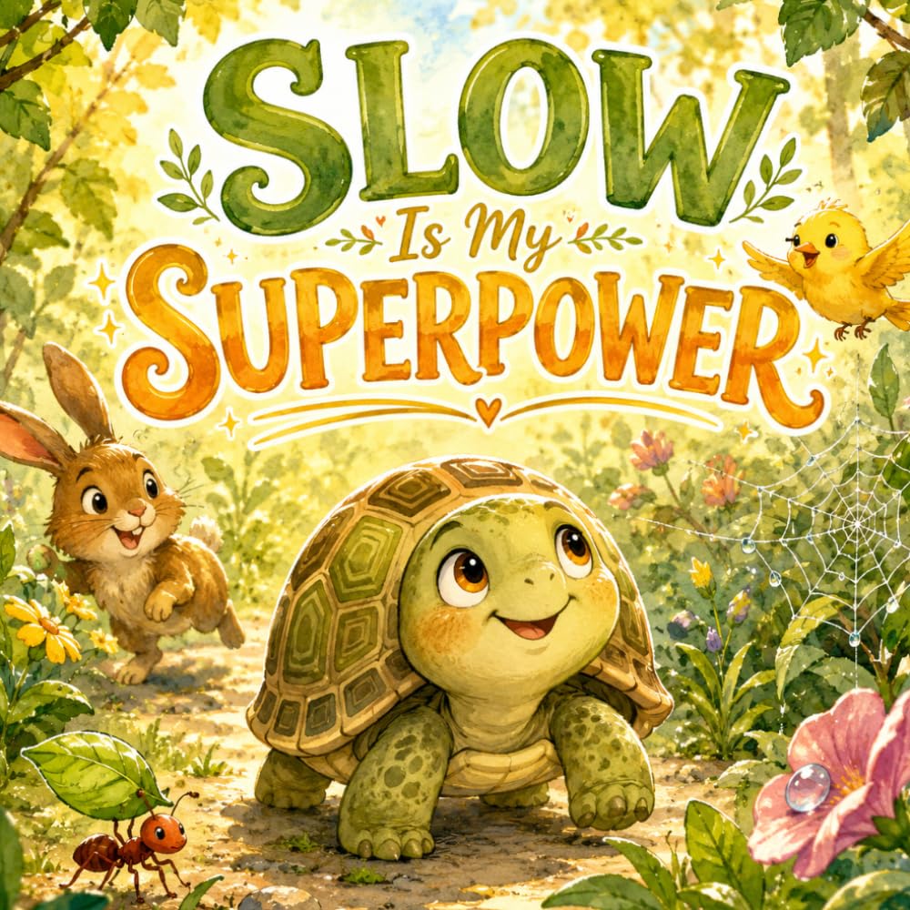Slow Is My Superpower: A Children's Picture Book About Being Yourself, Finding Your Pace and Celebrating What Makes You Different (Ages 3-6) (The Little Brave Hearts Series)