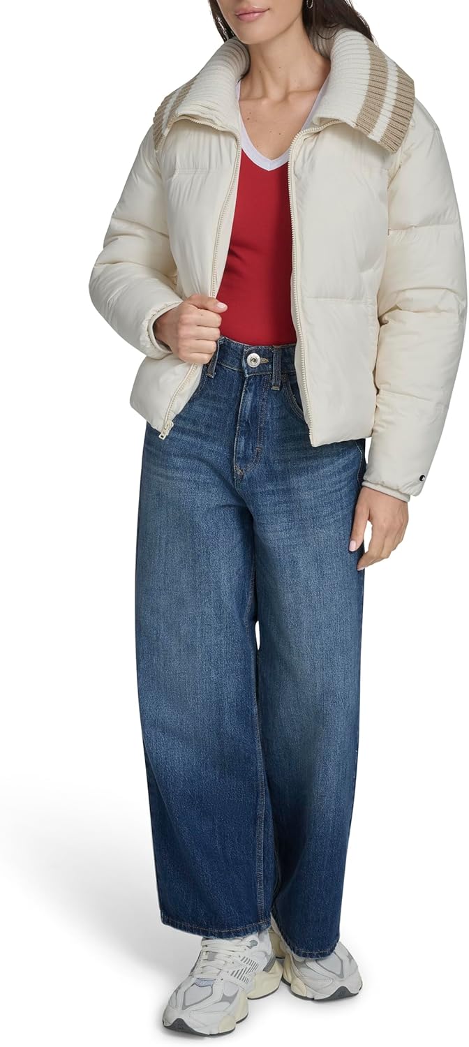Champion womens Quilted Shawl Collar Puffer Jacket - Image 6