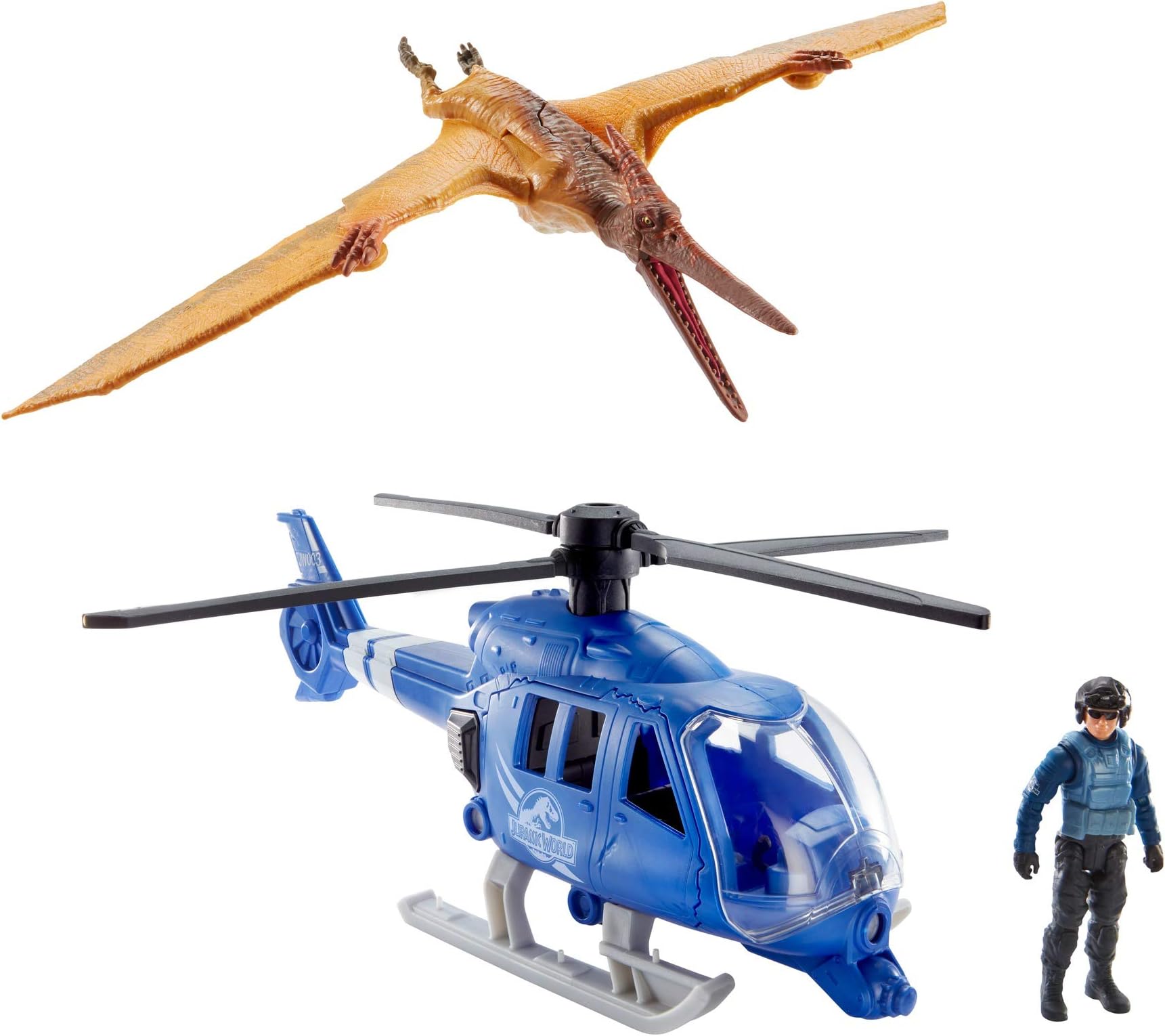JURASSIC WORLD DESTRUCT-A-SAURS Pteranodon Copter Attack Set