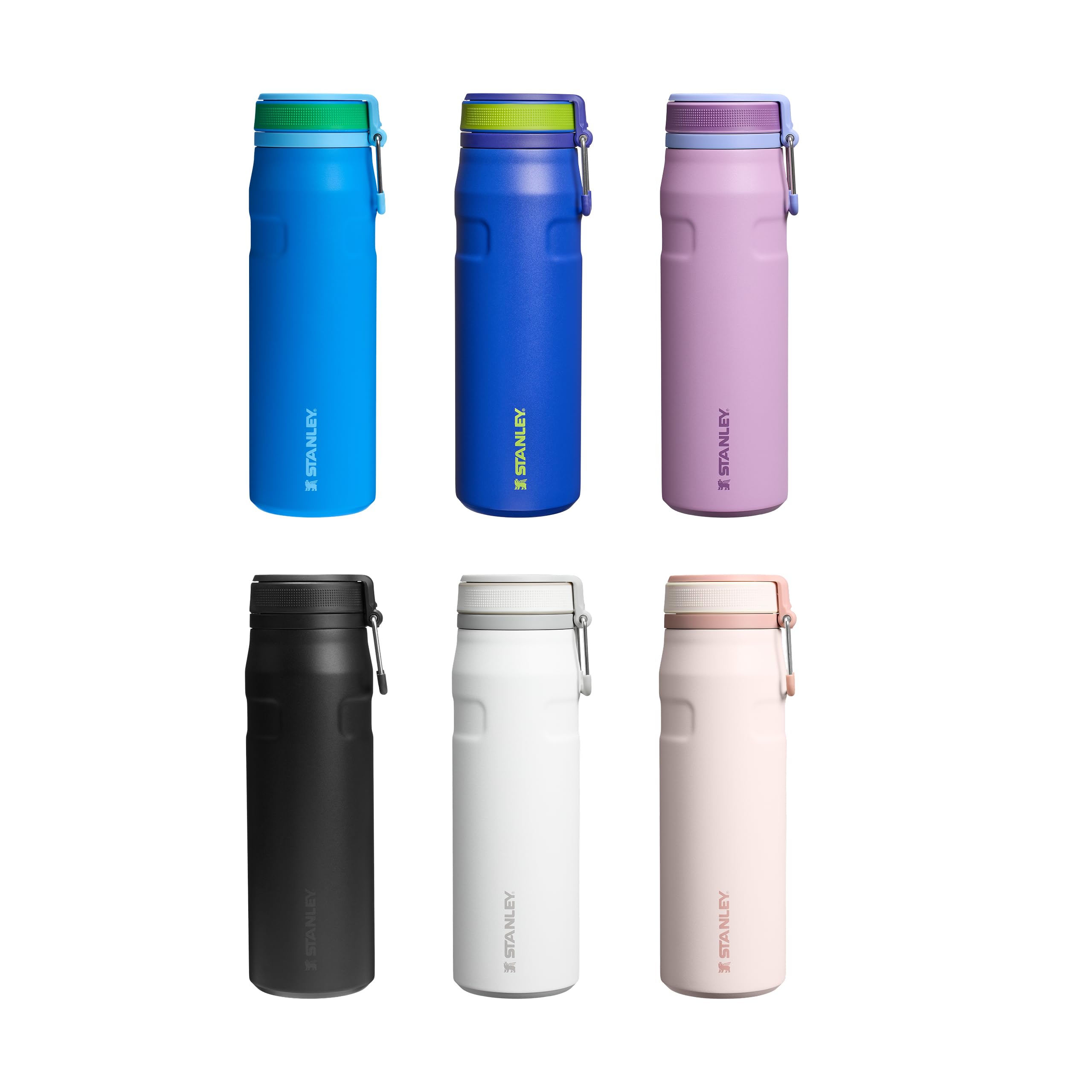 Stanley IceFlow Bottle Twist Flip 0.71L - 17 Horas Fría - Heladas 4 Días - Apta Para Lavavajillas - Botella Agua Acero Inoxidable - Sin BPA - Aislamiento Al Vacío - Black 2.0