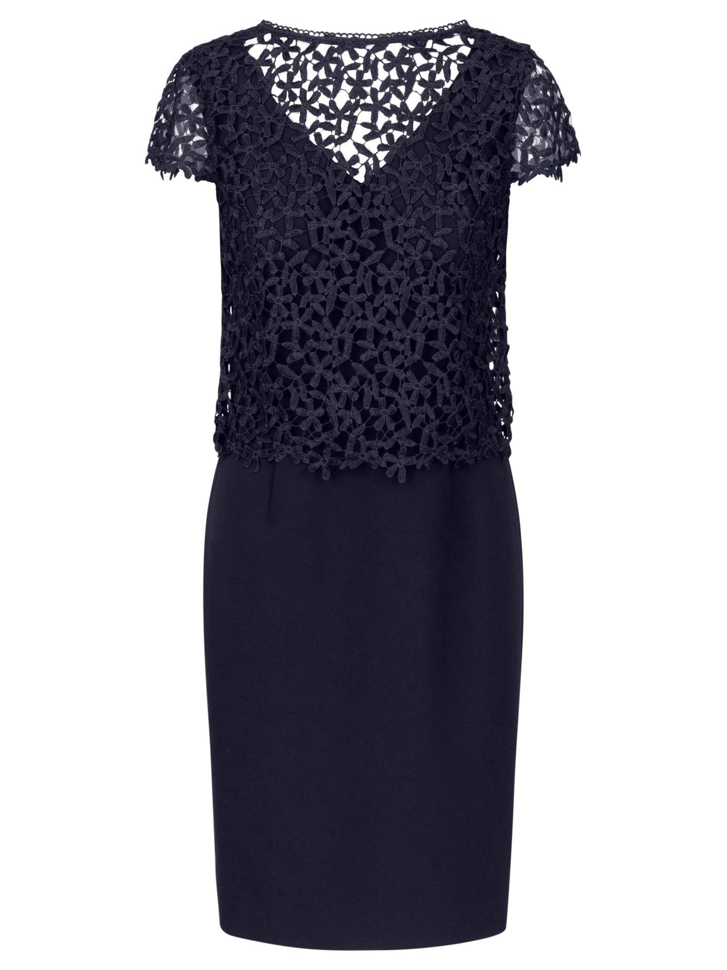 Robe de cocktail haut de gamme à veste dentelle florale - 3