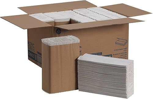 Vista 15 de Toalla de papel plegable Prémium C Georgia-Pacific Signature de dos capas, blanca, C-Fold, 12