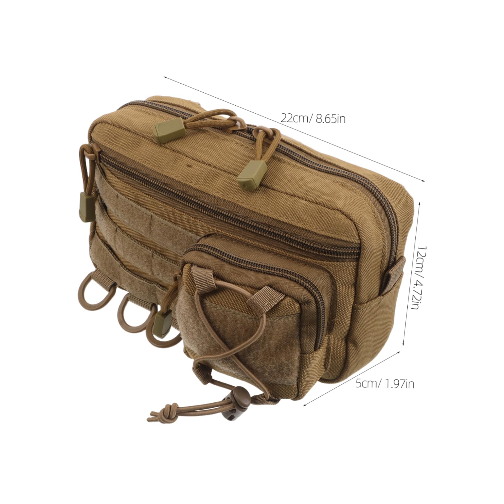 UPKOCH Emergency First Aid Pouch for Outdoor Travel Hiking Camping and Fishing Quick Identification and Modular Compartments for Efficient Organization