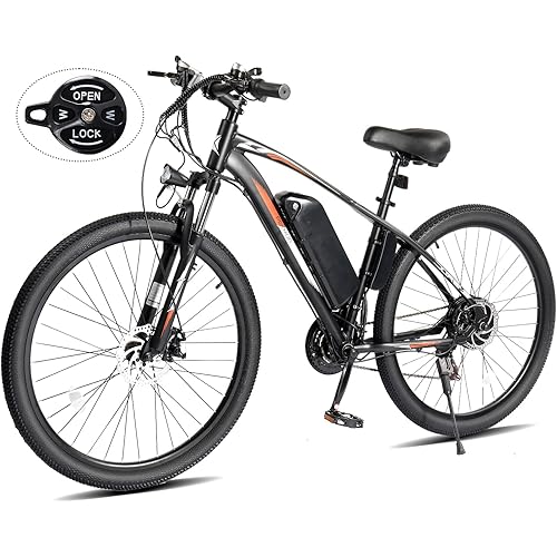 PEXMOR Electric Bike for Adults, 500W (Peak 750W) Electric Mountain Commuter Bicycle 48V 13AH Removable Battery, 50Miles 20MPH 27.5"/ 26" Fat Tire Ebike 7/21 Speed | Front Suspension, UL2849