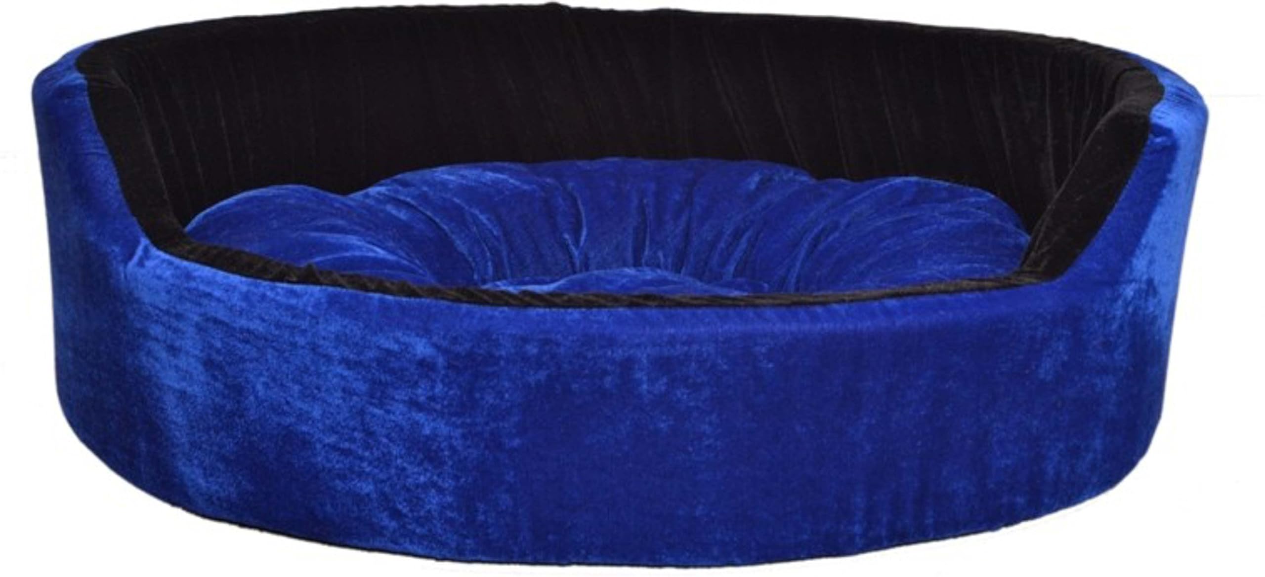 SKYMINT Reversible Dual Ultra Soft Velvet Blueblack Color Luxury Sofa Round Foam Bed PET Bed | Dog Bed | CAT Bed | Puppies Puppy Bed | Rabbit Bed (M) (B0CGYJRGJ7) Amazon Price History, Amazon Price Tracker