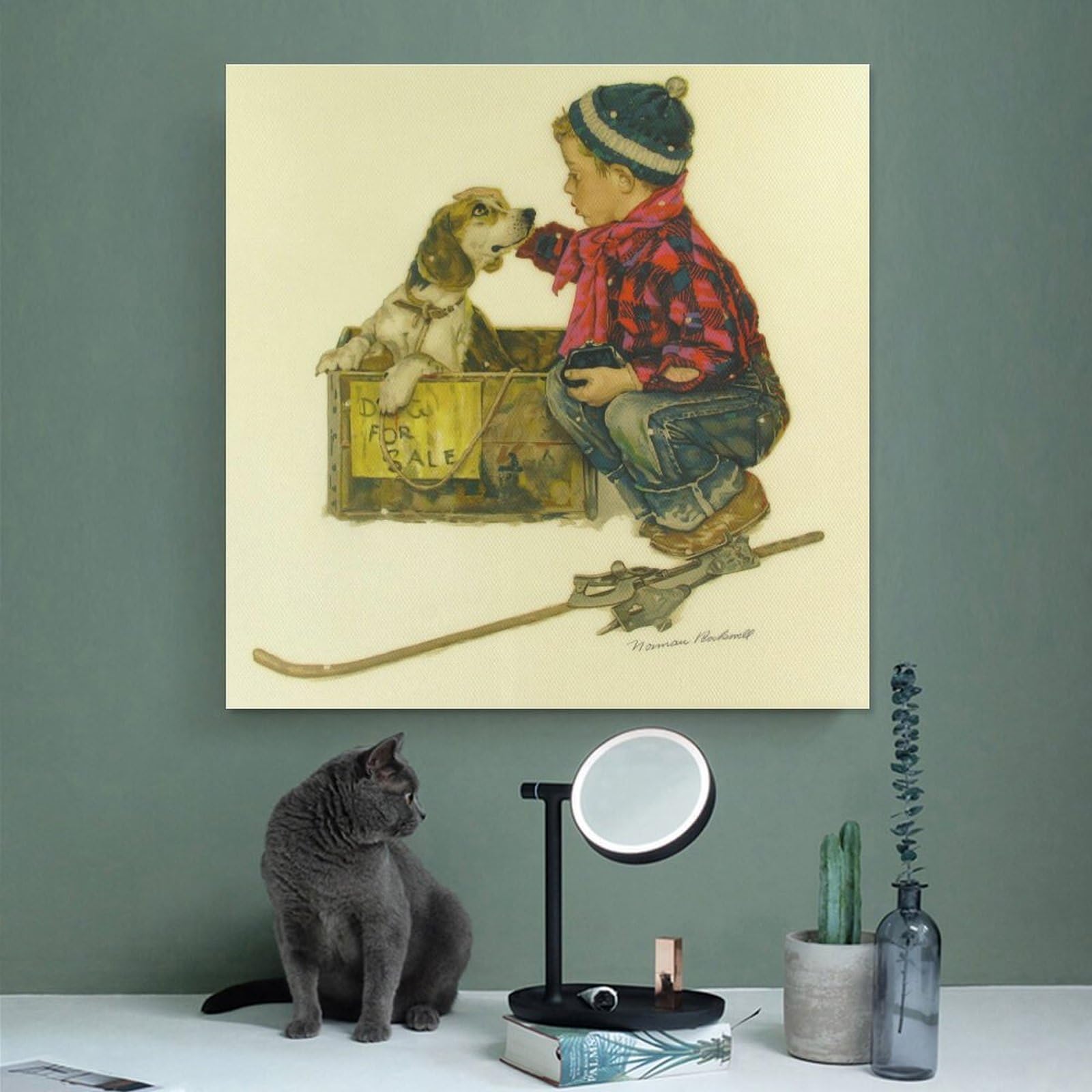 Amazon.co.jp: Norman Rockwell ノーマン・ロックウェル 絵画 ポスター