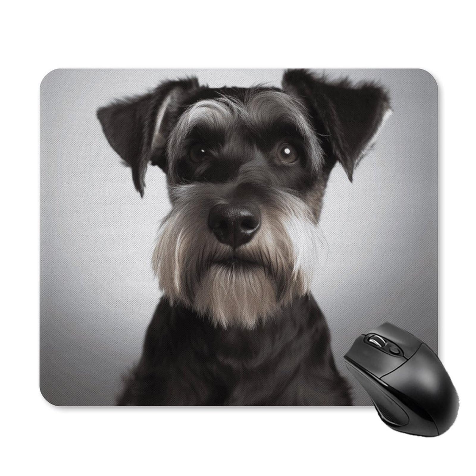 Tapis de souris Schnauzer ultra fin et imperméable pour le bureau - 8