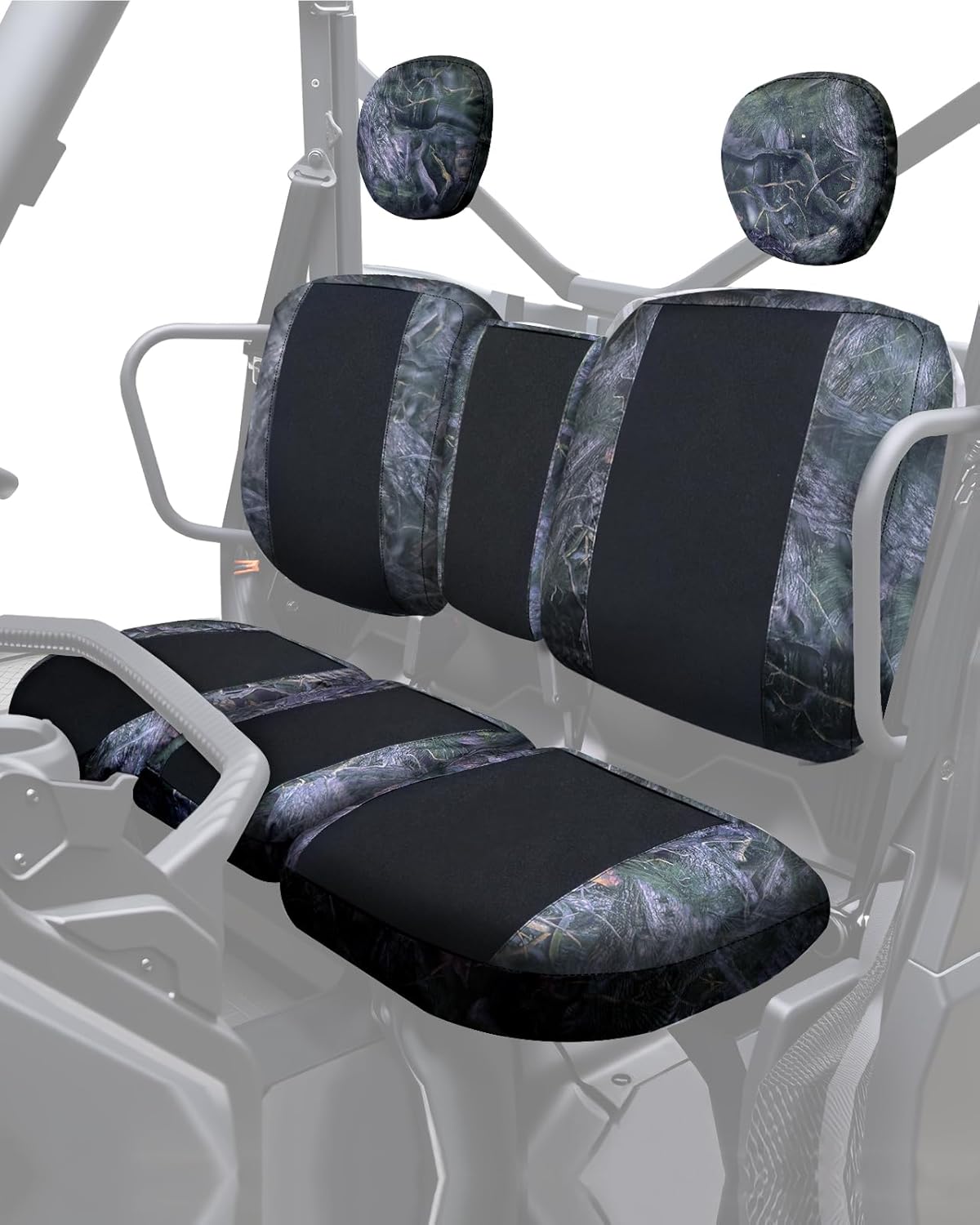 StarknightMT UTV Defender Seat Cover Upgraded Neoprene Seat Covers Compatible with Can Am Defender DPS MAX 6X6 PRO 2016-2025 Split Bench Seat Covers Waterproof Dustproof Defender Accessories