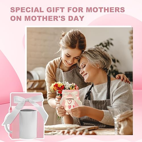 Miniatura 4 de Kosiz 36 cajas de tazas a granel, tazas de sublimación, bolsa de regalo, caja de regalo con ventana, cajas de taza para envío, caja de embalaje de